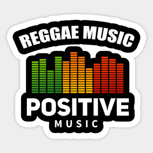 Reggae Music, Positive Music, Cool Reggae Sticker